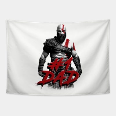 God Of War Kratos Number 1 Dad Tapestry Official God Of War Merch