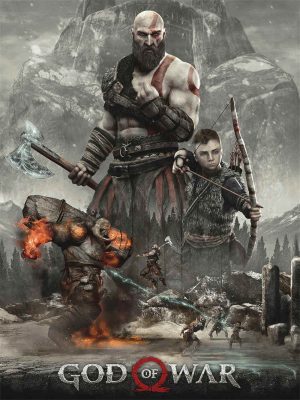 Game God of War Ragnarok Poster Aesthetic Kratos Doom Canvas Print For Wall Art Mural Esports 8 - God Of War Merch